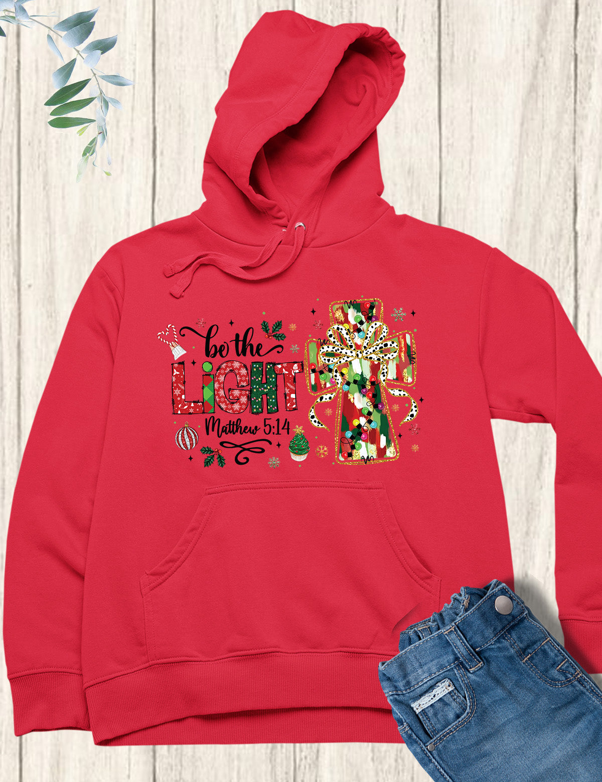 Be The Light Christmas Hoodie