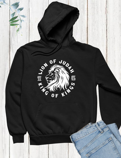 Lion of Judah King Of Kings Christian Hoodie