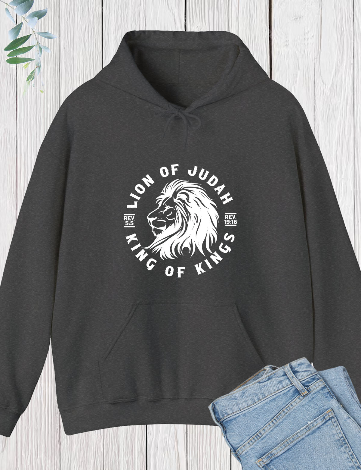 Lion of Judah King Of Kings Christian Hoodie