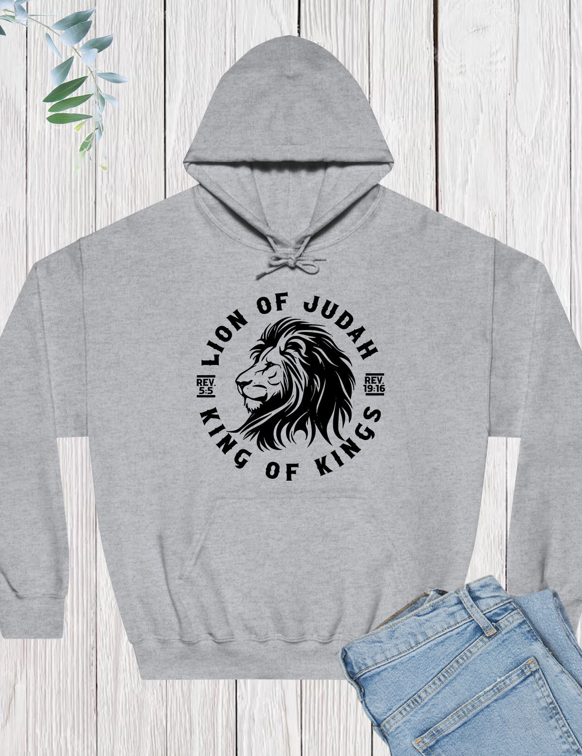 Lion of Judah King Of Kings Christian Hoodie