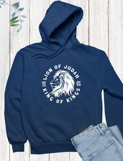 Lion of Judah King Of Kings Christian Hoodie