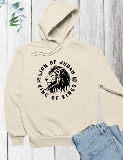 Lion of Judah King Of Kings Christian Hoodie