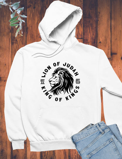 Lion of Judah King Of Kings Christian Hoodie