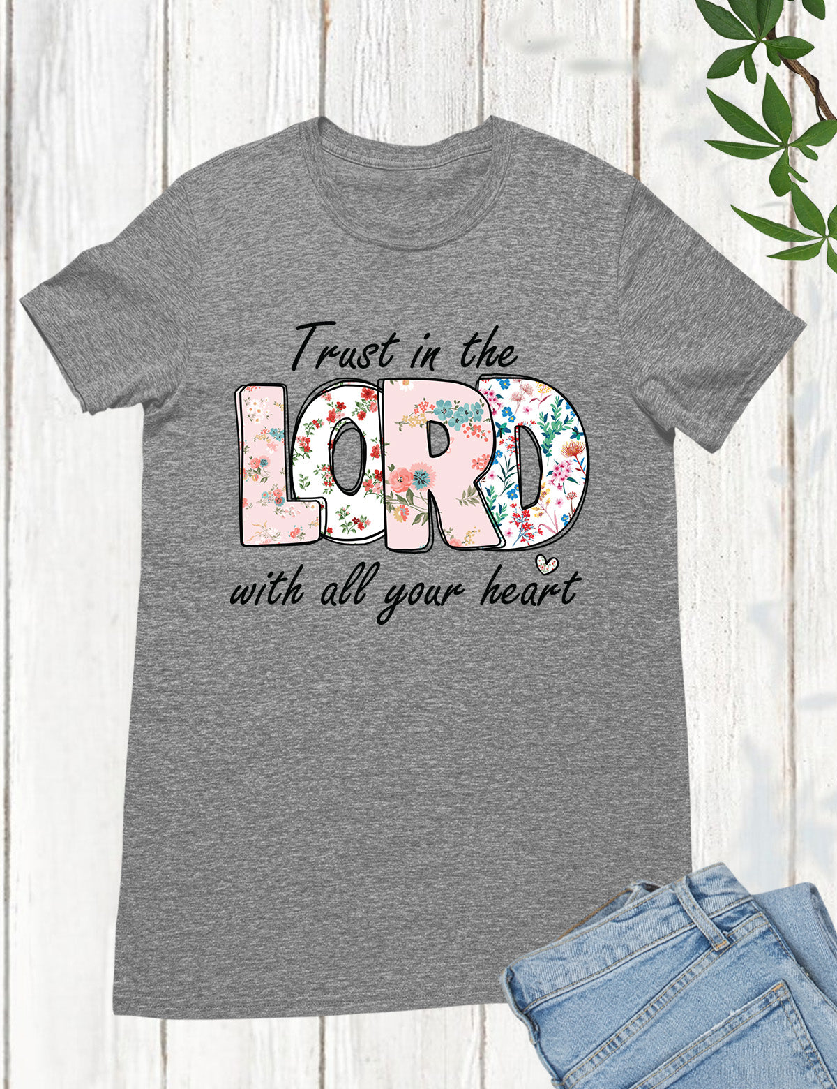 Trust in The Lord Retro Bible Verse Shirt