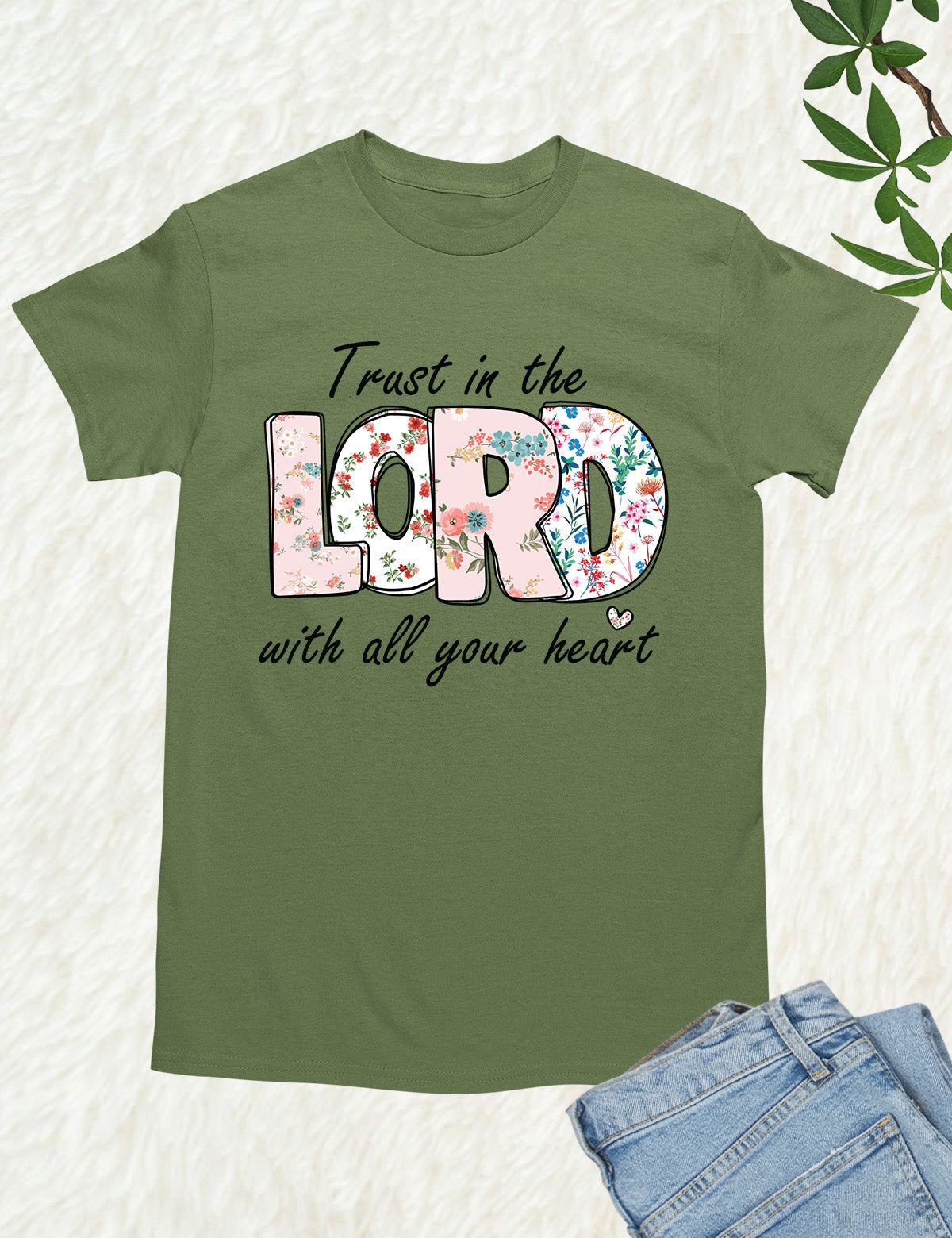 Trust in The Lord Retro Bible Verse Shirt