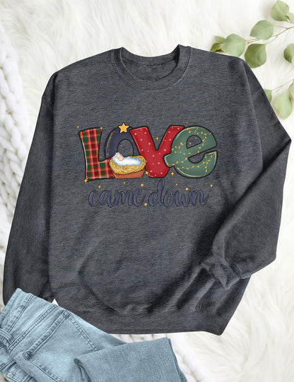 Love Came Down Jesus Hoodie