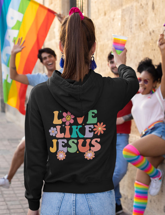 Love Like Jesus Back Print Hoodie