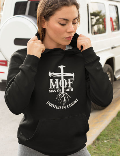 Man Of Faith Rooted In Christ Hoodie