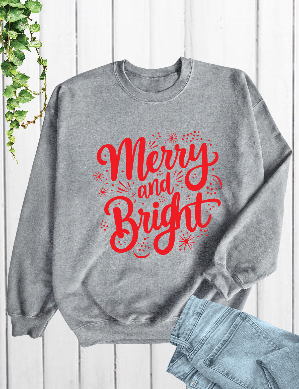 Christian Christmas T Shirts Merry and Bright