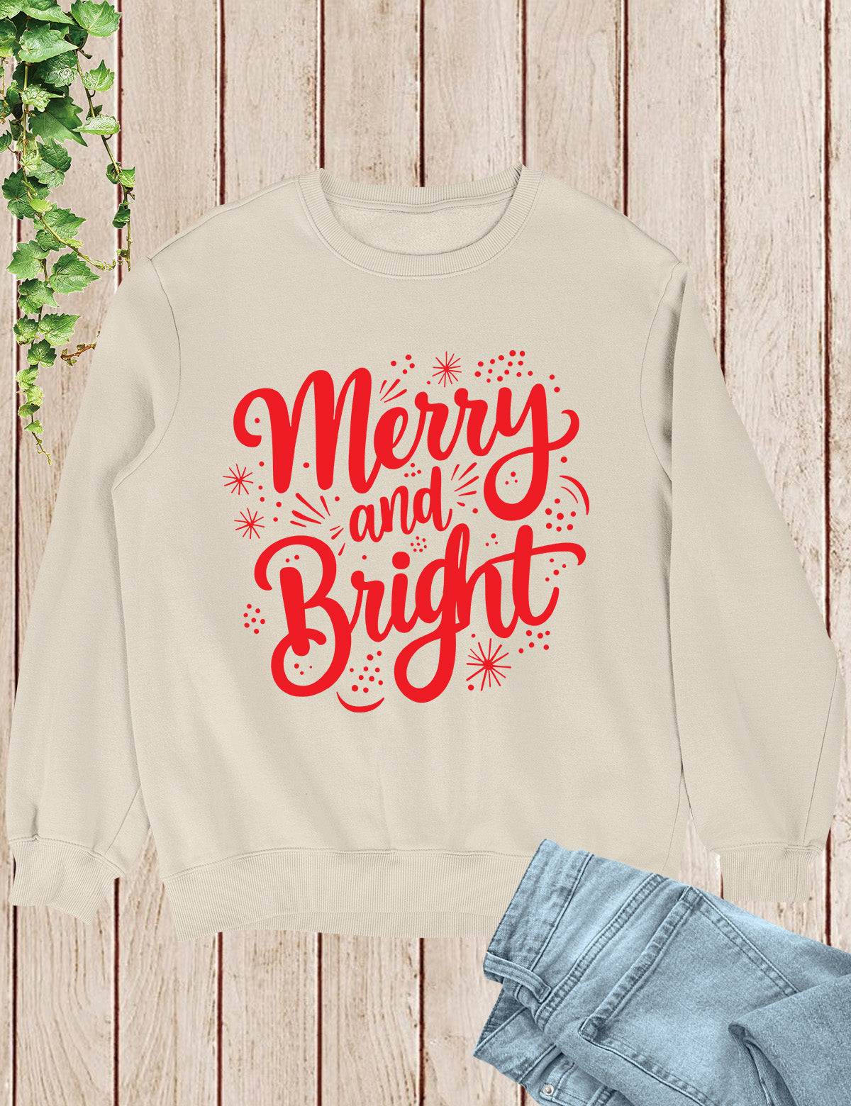 Christian Christmas T Shirts Merry and Bright