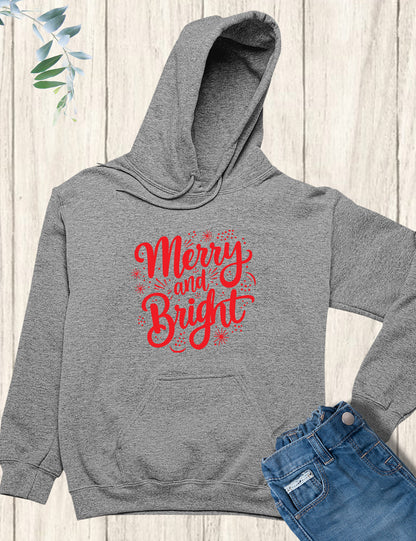 Christian Christmas T Shirts Merry and Bright