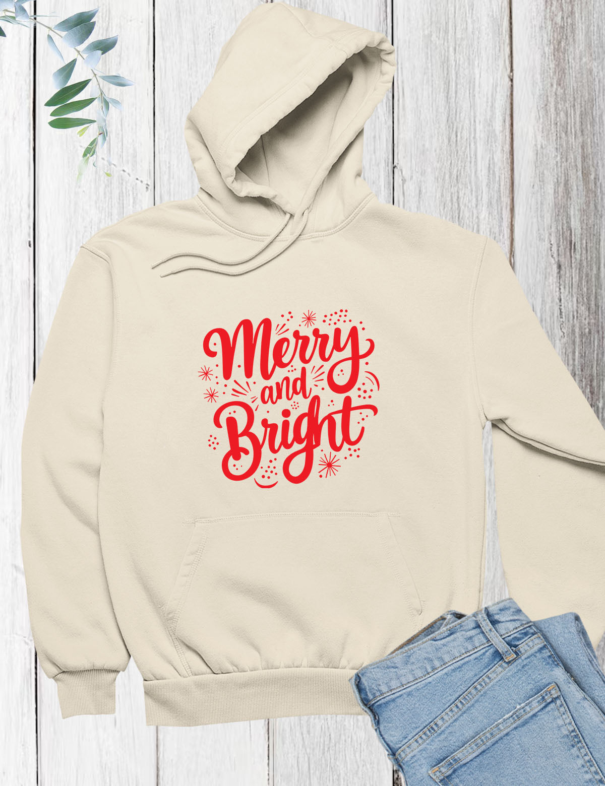 Christian Christmas T Shirts Merry and Bright