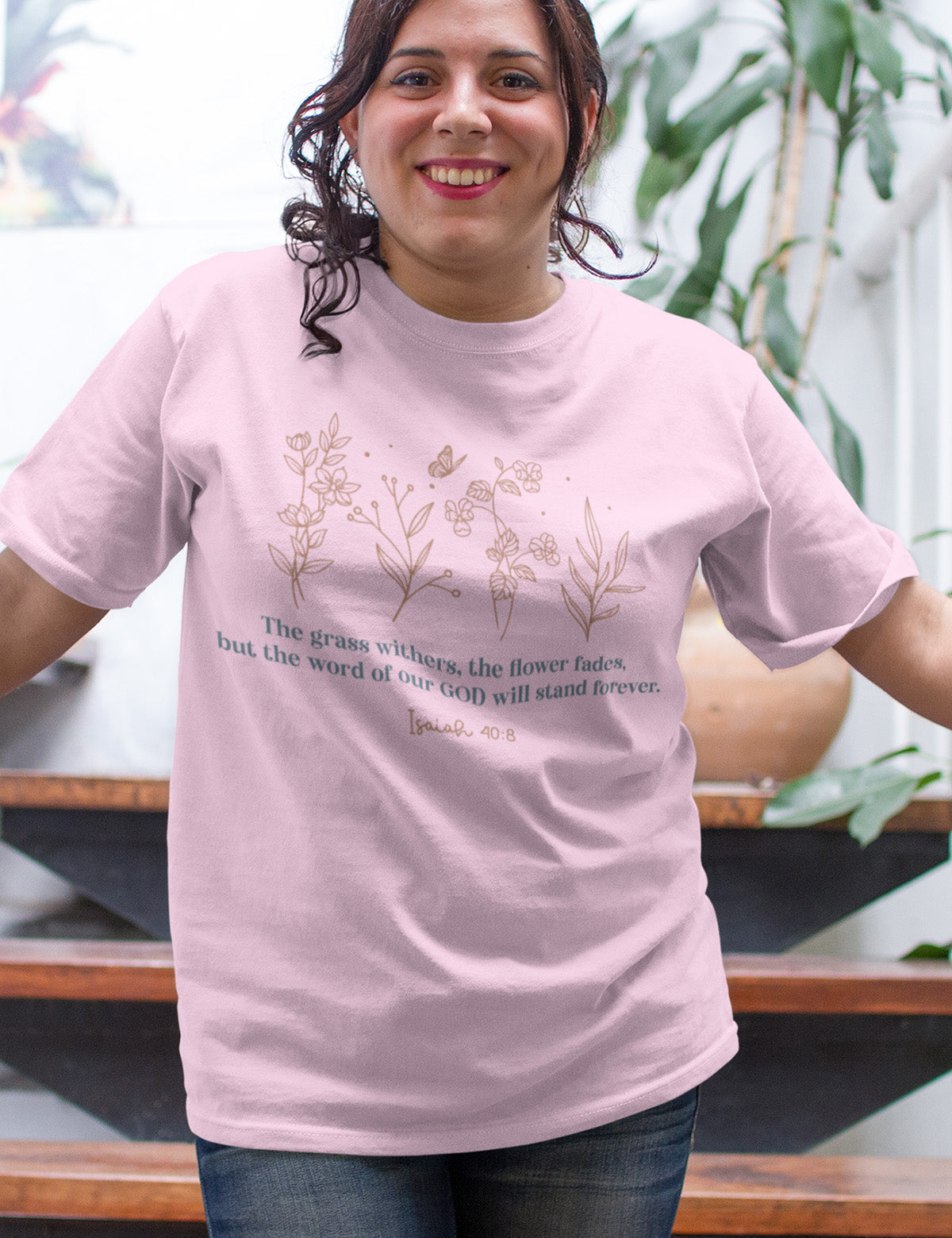 Isaiah 40:8 Wildflower T Shirt