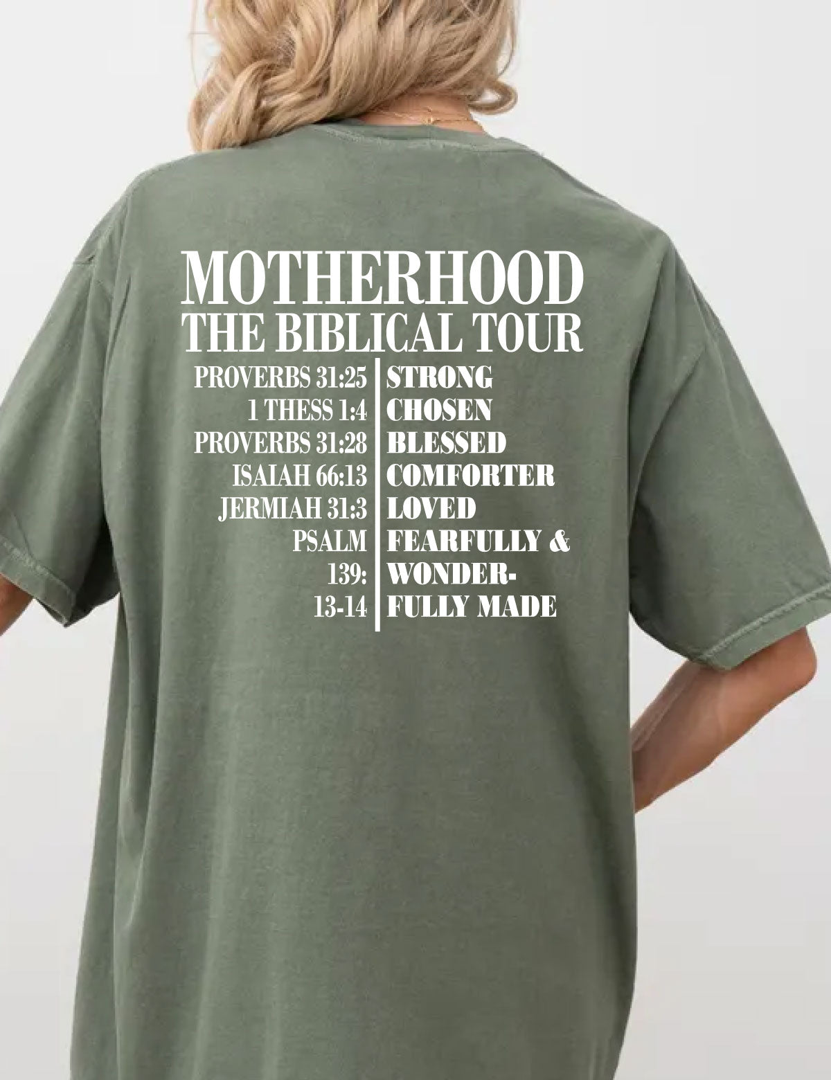 Motherhood the Biblical Tour Christian Merch Shirt