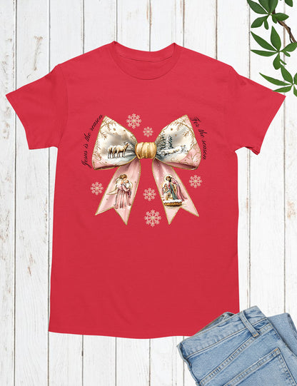 Christmas Begins With Christ Shirt