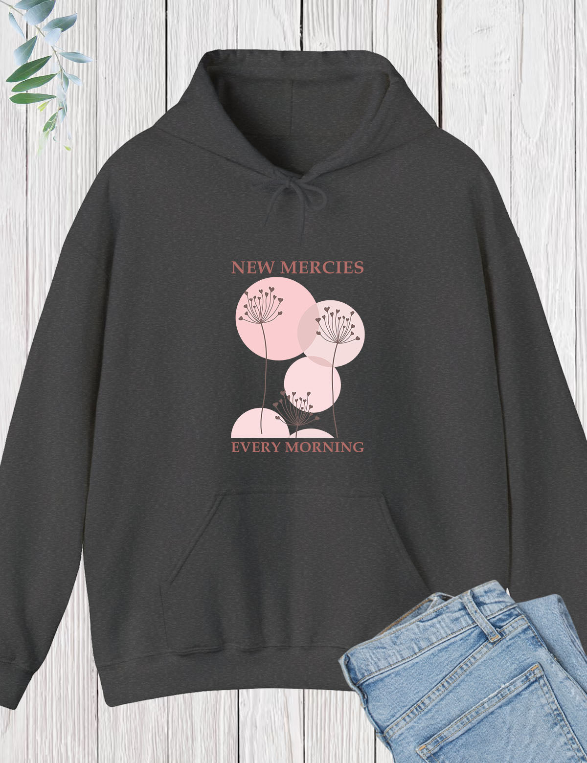 New Mercies Every Morning Boho Christian Hoodie