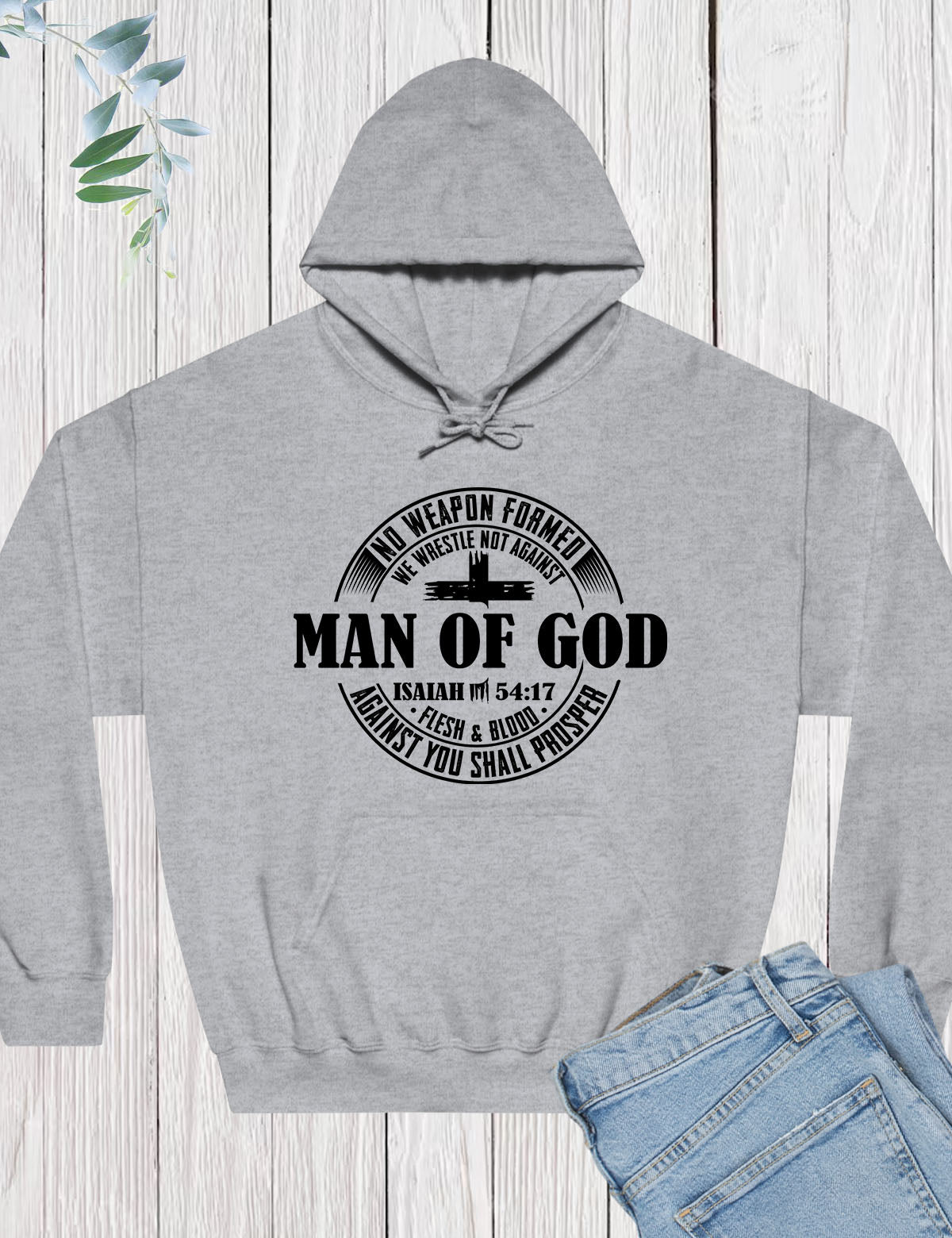 Man of God Christian Trendy Hoodie