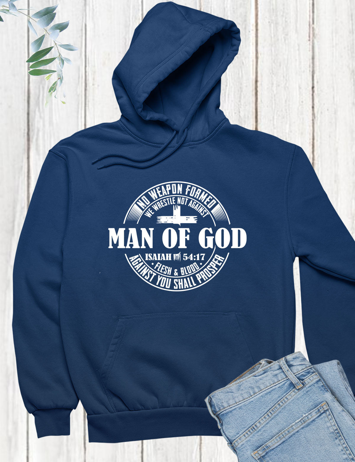 Man of God Christian Trendy Hoodie