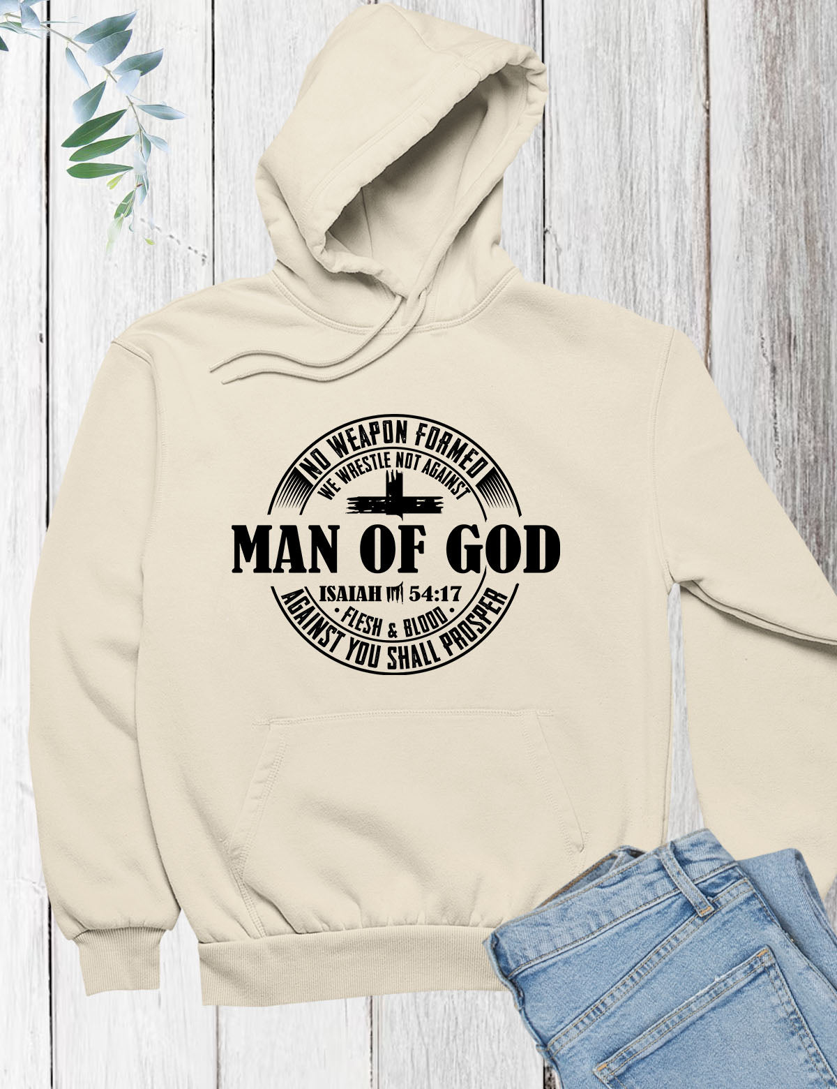 Man of God Christian Trendy Hoodie