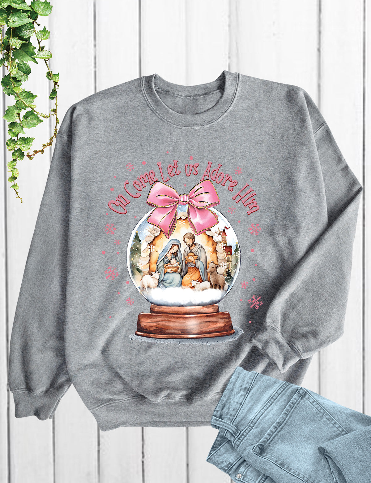 Religious Christmas Shirts Joy to the World