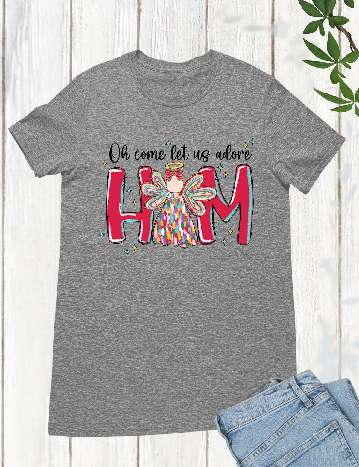 Religious Christmas Shirt Ideas Oh Come Let Us