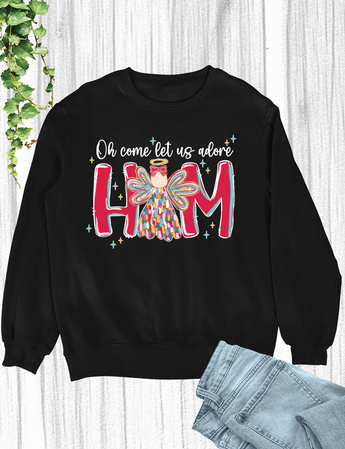 Religious Christmas Shirt Ideas Oh Come Let Us