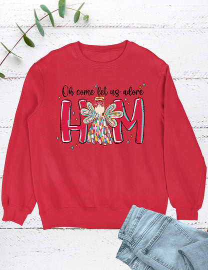 Religious Christmas Shirt Ideas Oh Come Let Us