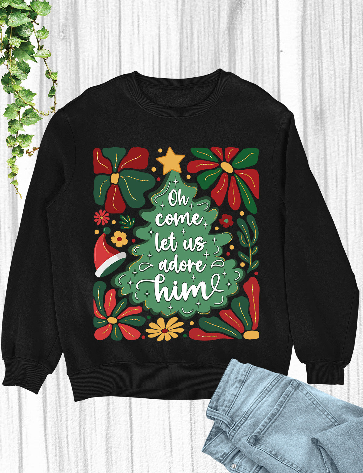 Christmas TreeBoho Hoodie