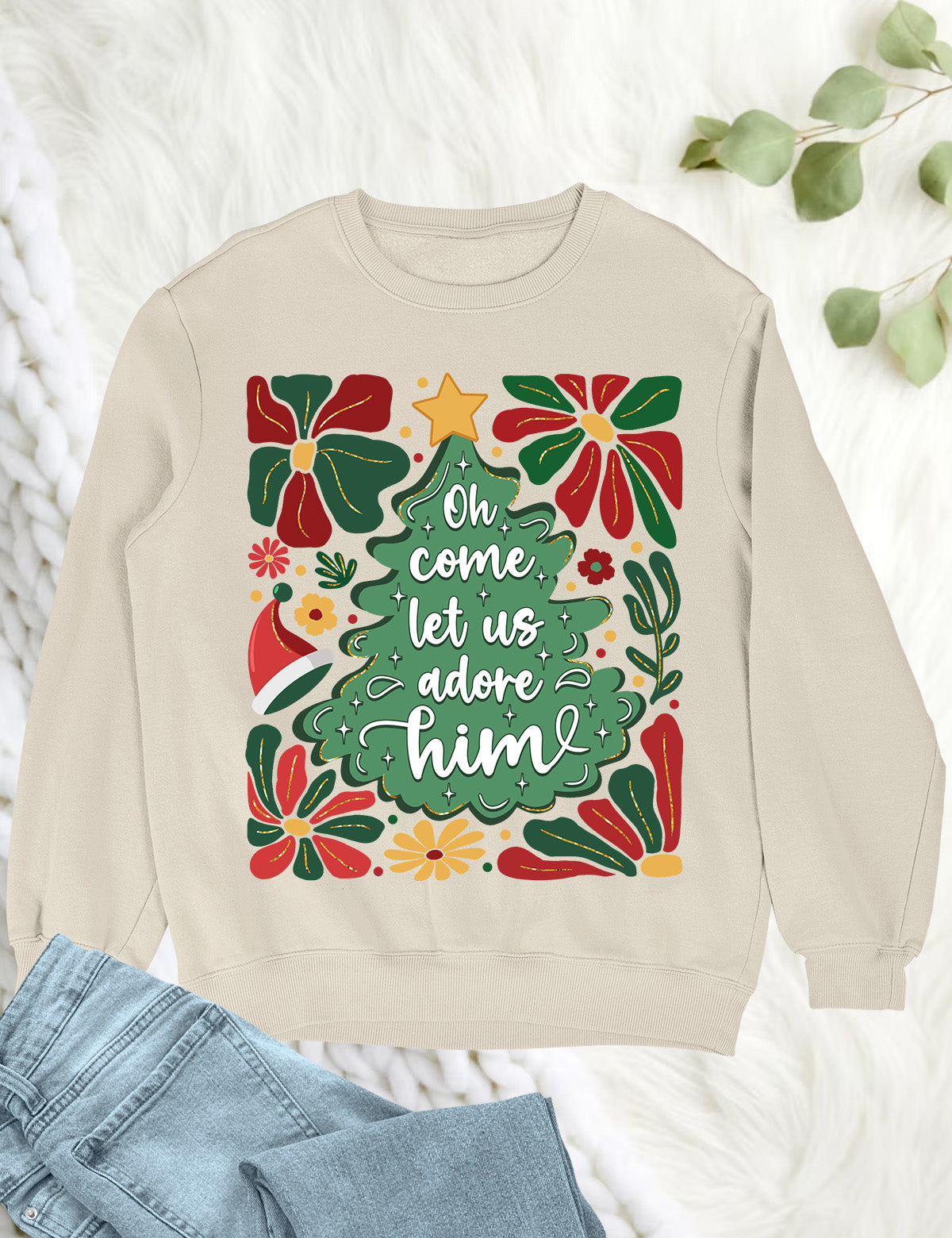 Christmas TreeBoho Hoodie