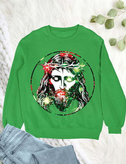 Jesus Art  Christmas Hoodie