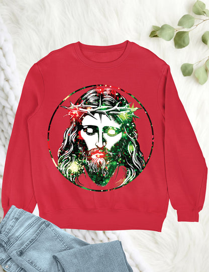 Jesus Art  Christmas Hoodie