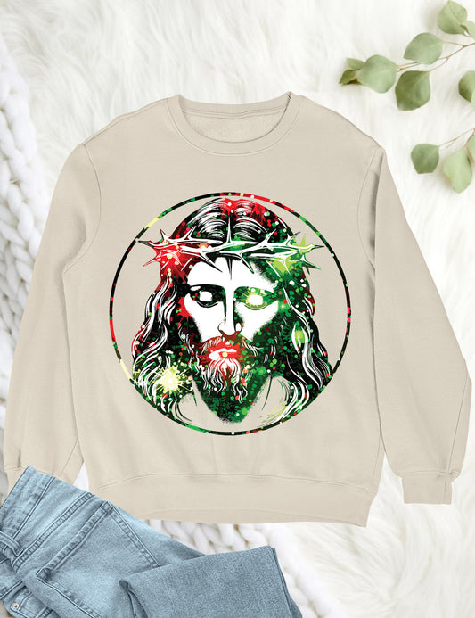 Jesus Art  Christmas Hoodie