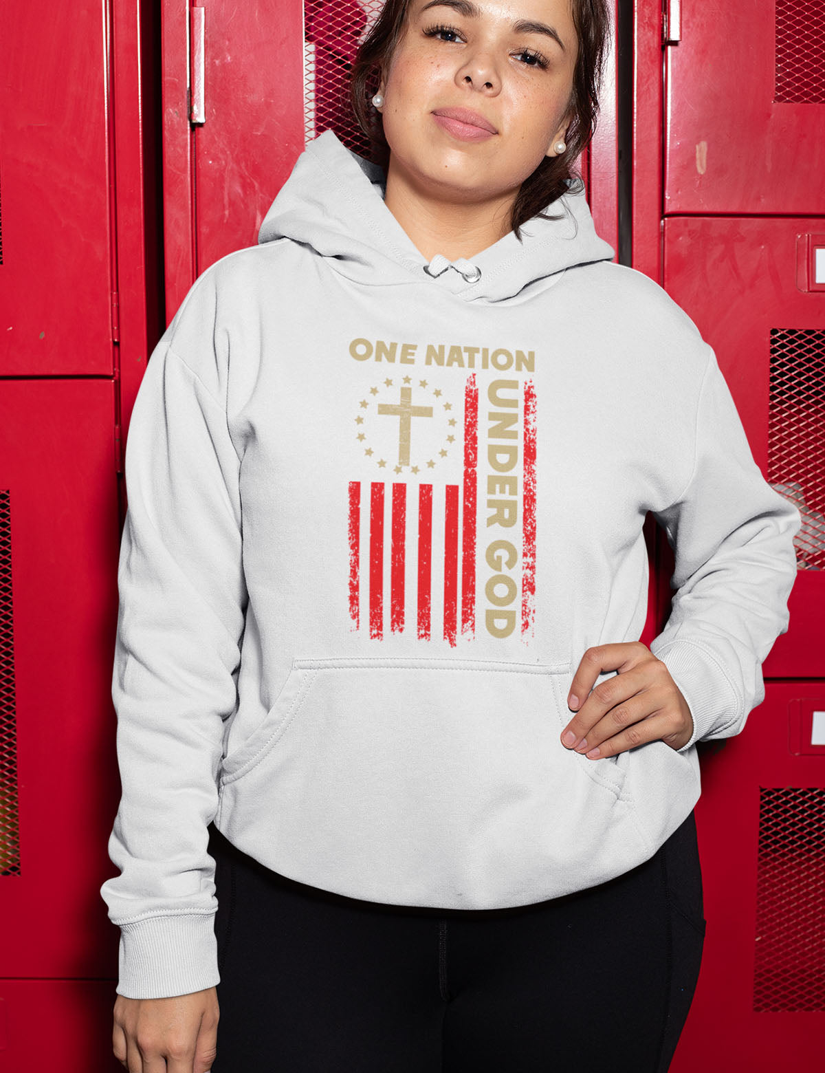 One nation Under God Hoodie