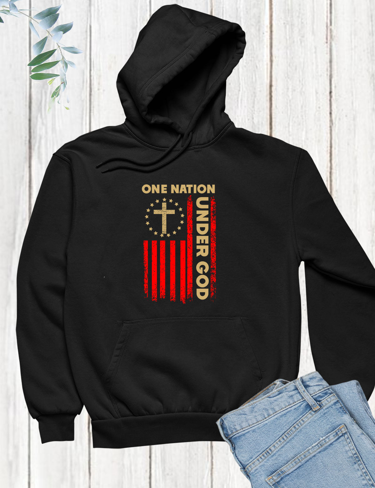 One nation Under God Hoodie