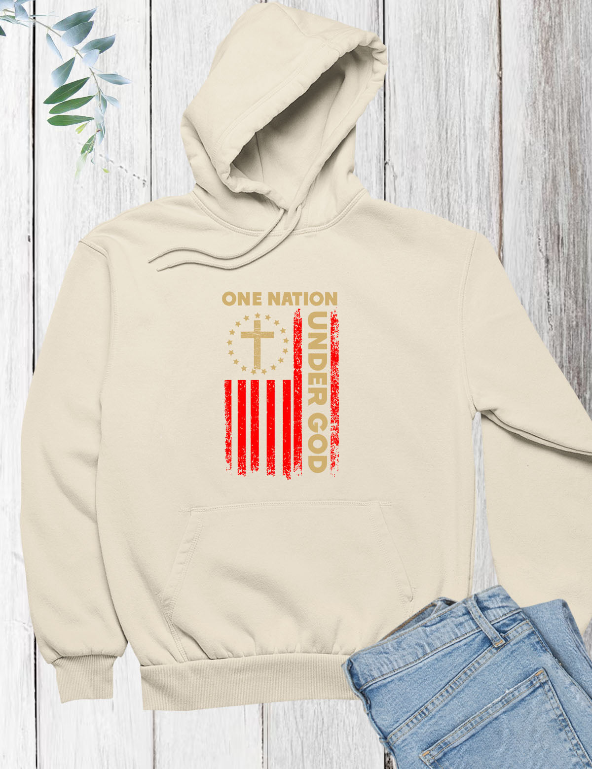 One nation Under God Hoodie