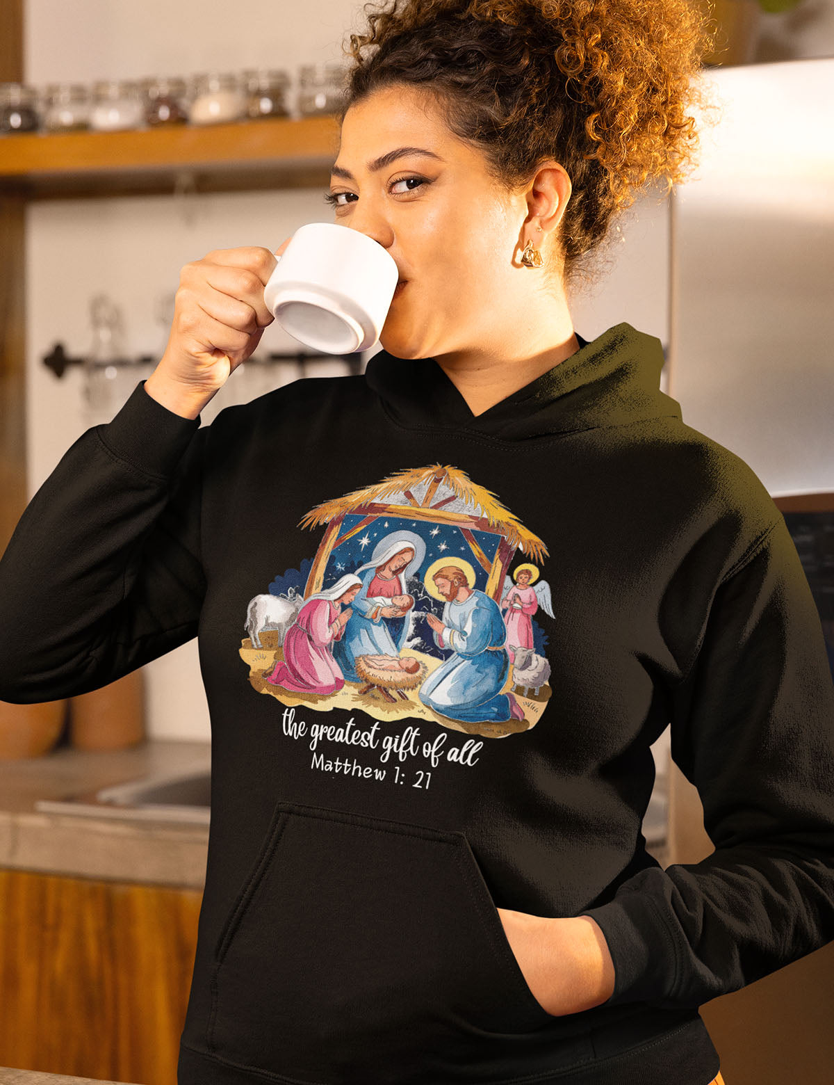 Jesus Christmas Nativity Sweatshirts