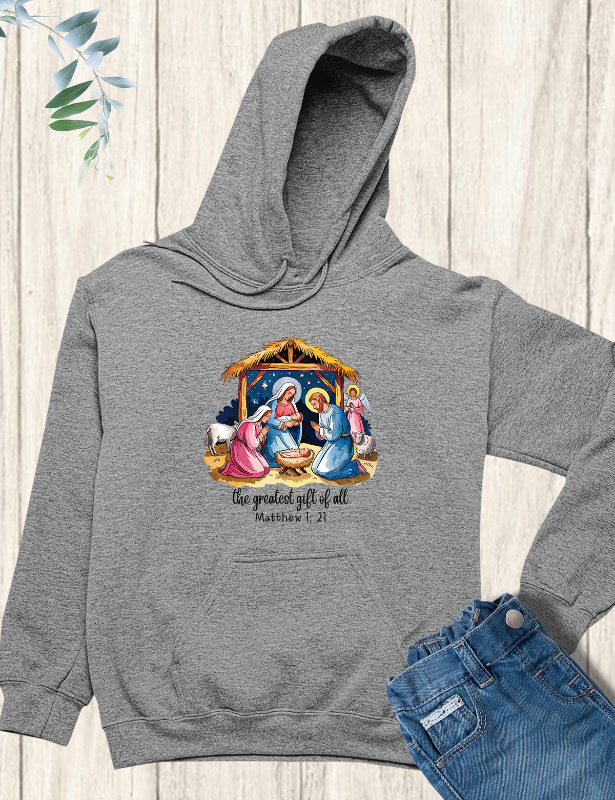 Jesus Christmas Nativity Sweatshirts