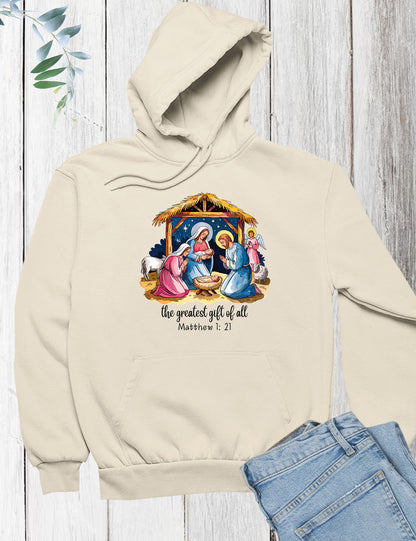 Jesus Christmas Nativity Sweatshirts