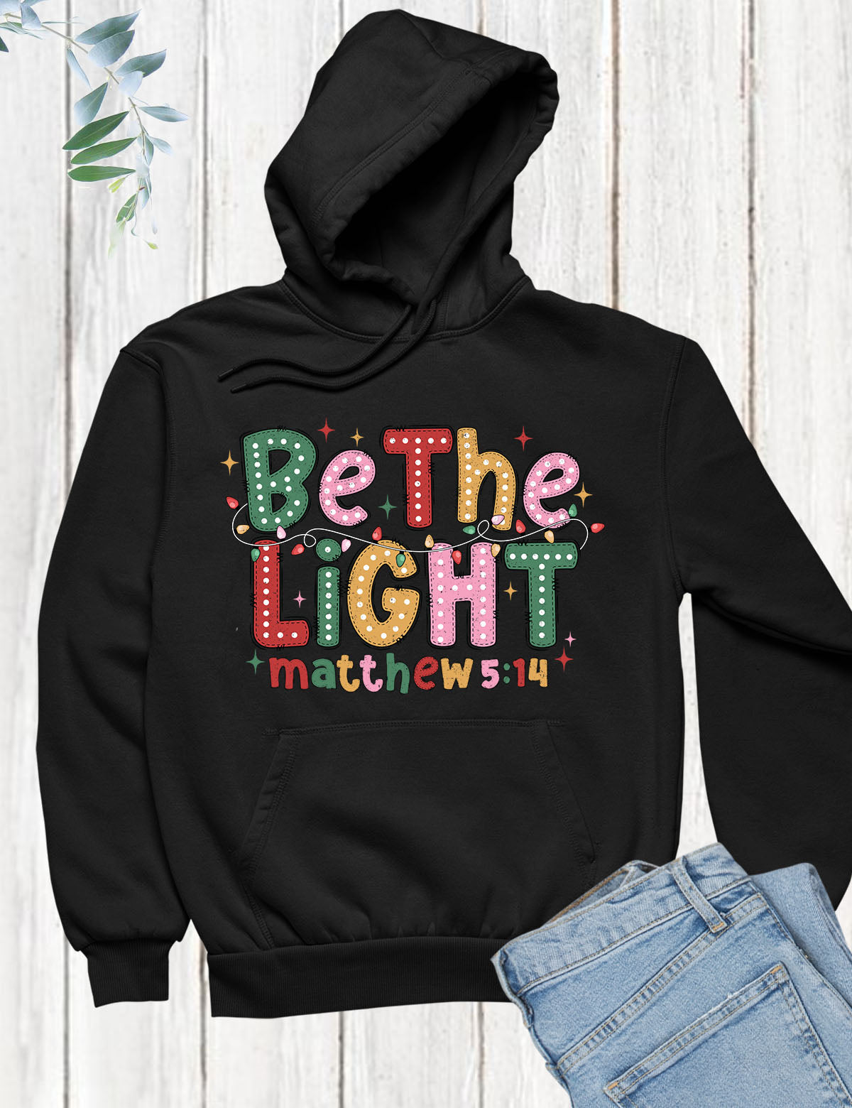 Christmas Be The Light Hoodie