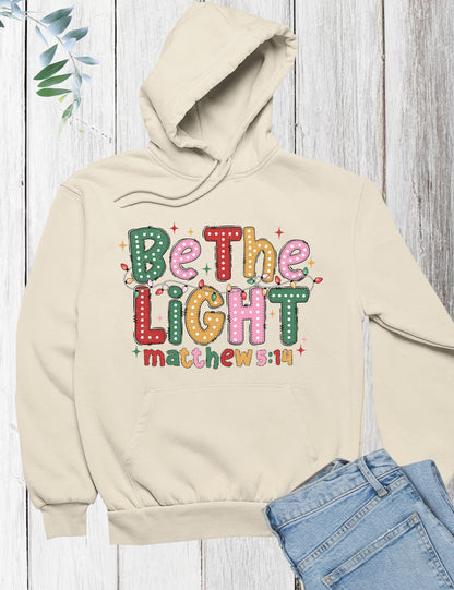 Christmas Be The Light Hoodie