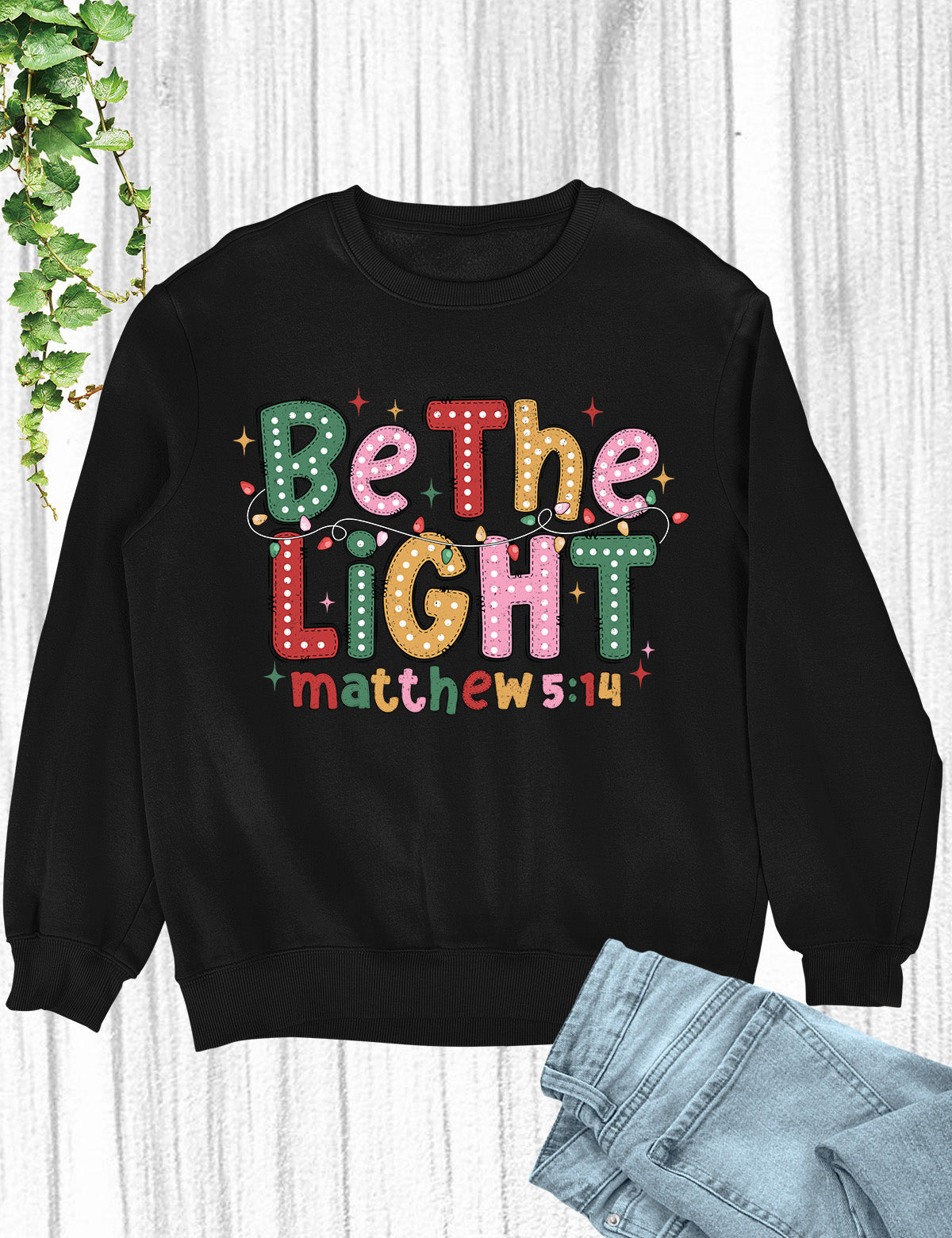 Christmas Be The Light Hoodie