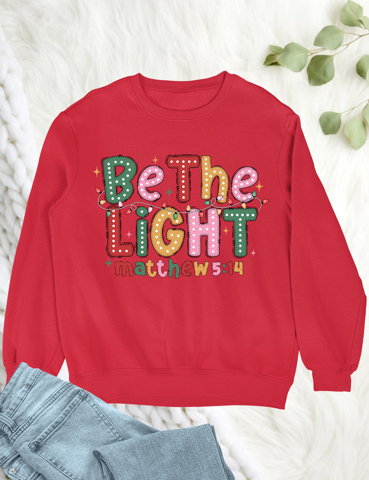 Christmas Be The Light Hoodie