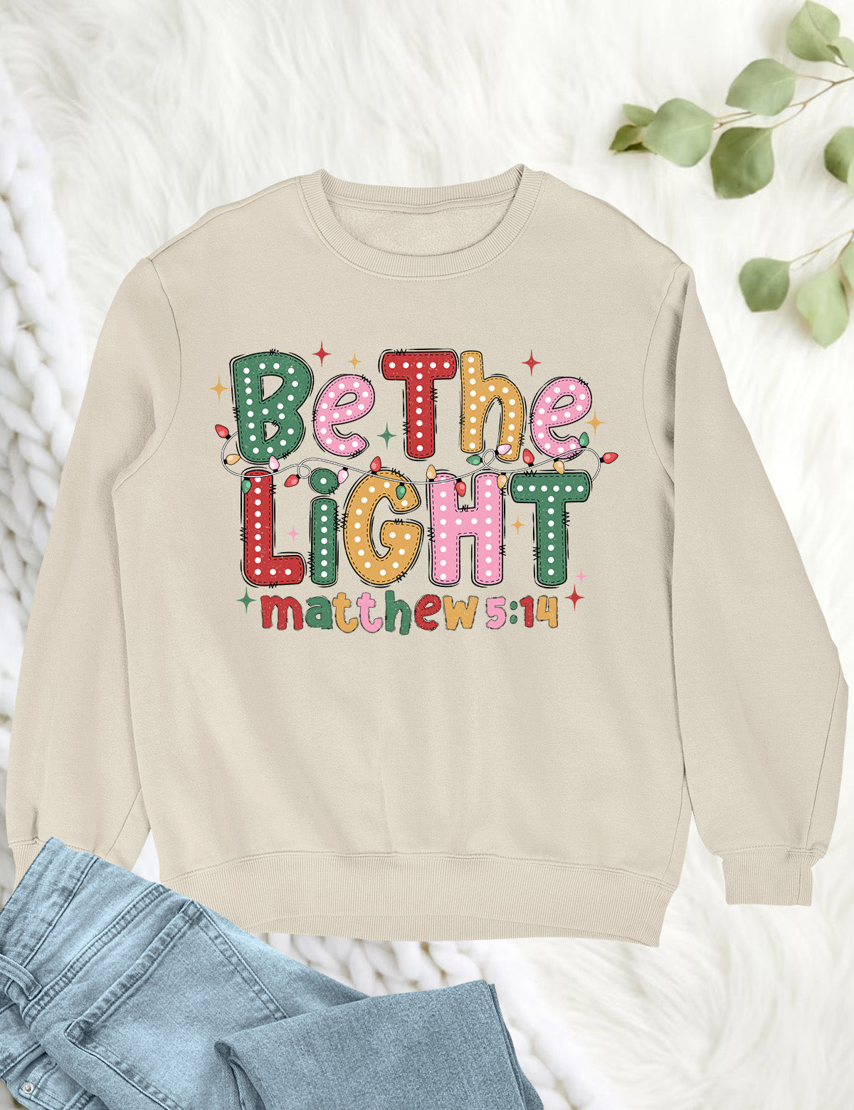 Christmas Be The Light Hoodie