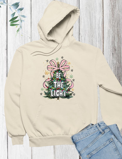 Be The Light Christmas Tree Hoodie