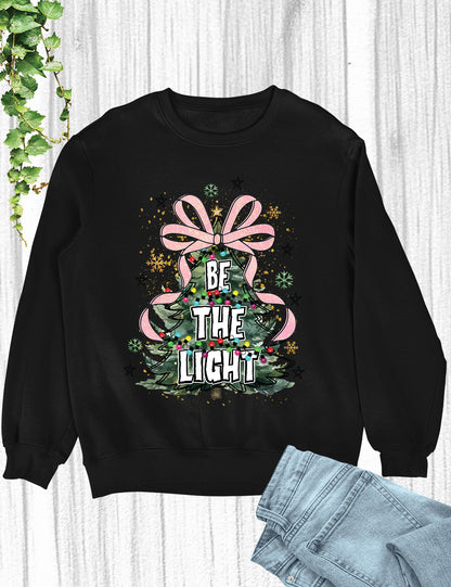 Be The Light Christmas Tree Hoodie