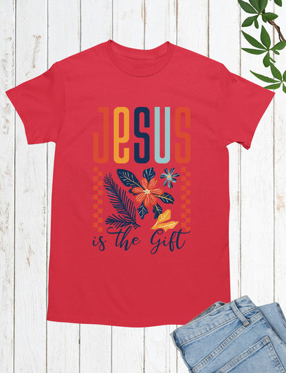 Jesus is the Gift in Christmas Shirts