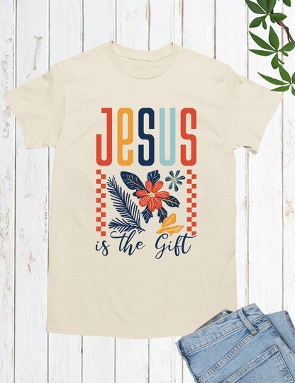 Jesus is the Gift in Christmas Shirts