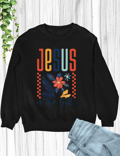 Jesus is the Gift in Christmas Shirts