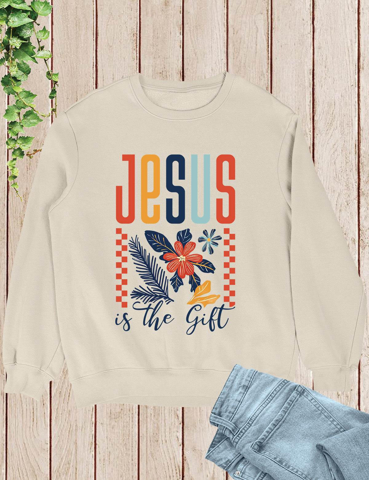 Jesus is the Gift in Christmas Shirts