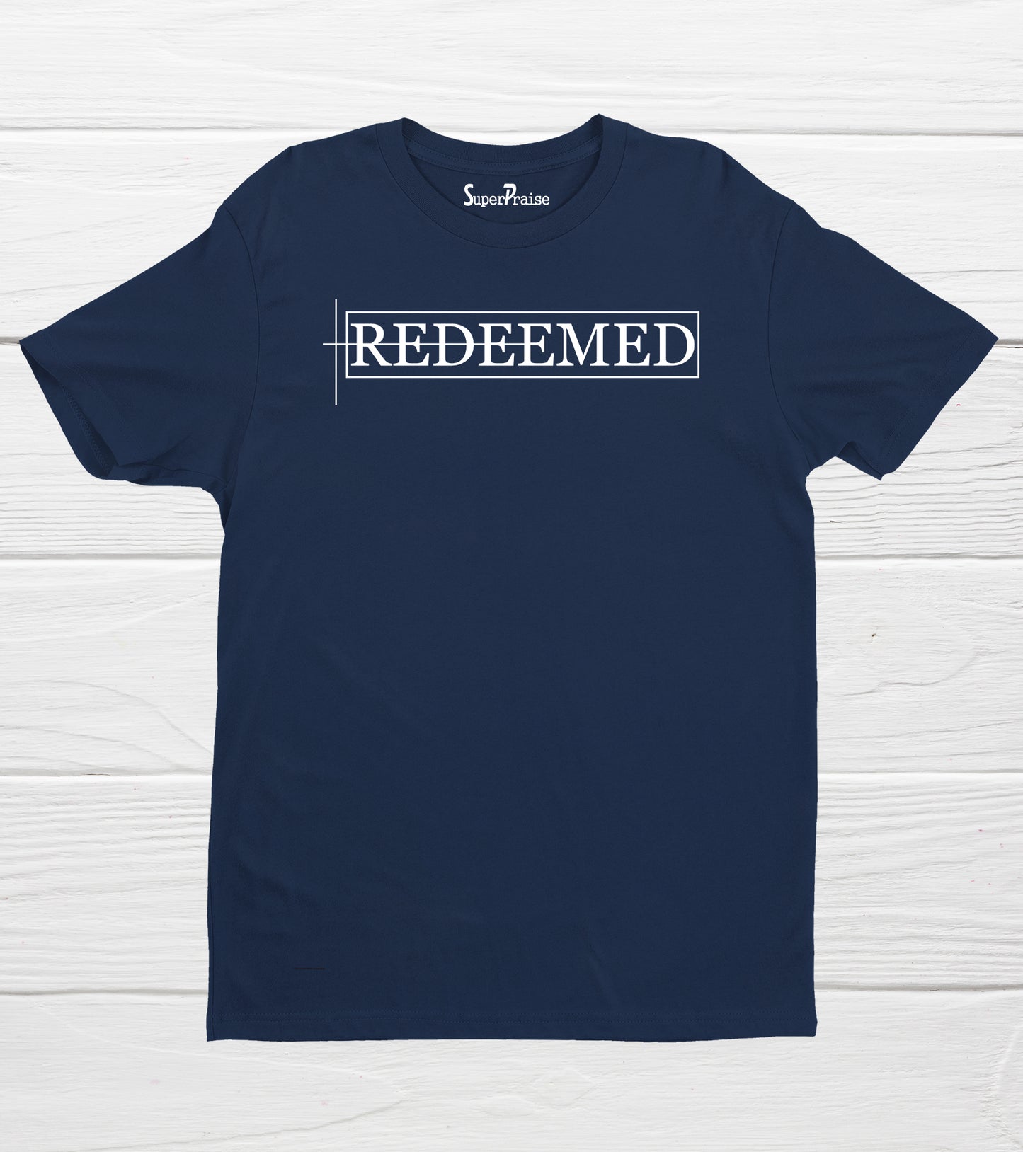 Redeemed Funny Christian Bible Verse Quotes Religious Jesus T-Shirt